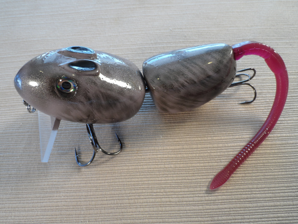 bass rat lure PB 2 PIECE SPROs Pro Staff member Bill Siemantel has been working on a BBZ project the last 2 years and on the opening day of ICAST 2014 all that hard work paid off Multi Jointed Topwater Rat Mouse