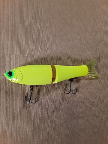 Hardcore Ninja Twitch'n Glider 180SS Slow Sinking 7" - CHARTREUSE