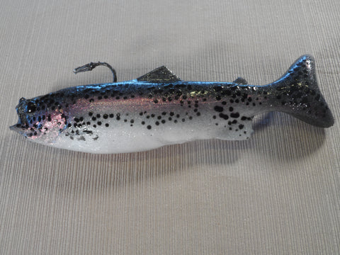 Real Prey Swimbait med. sink TROUT SILVER/RAINBOW